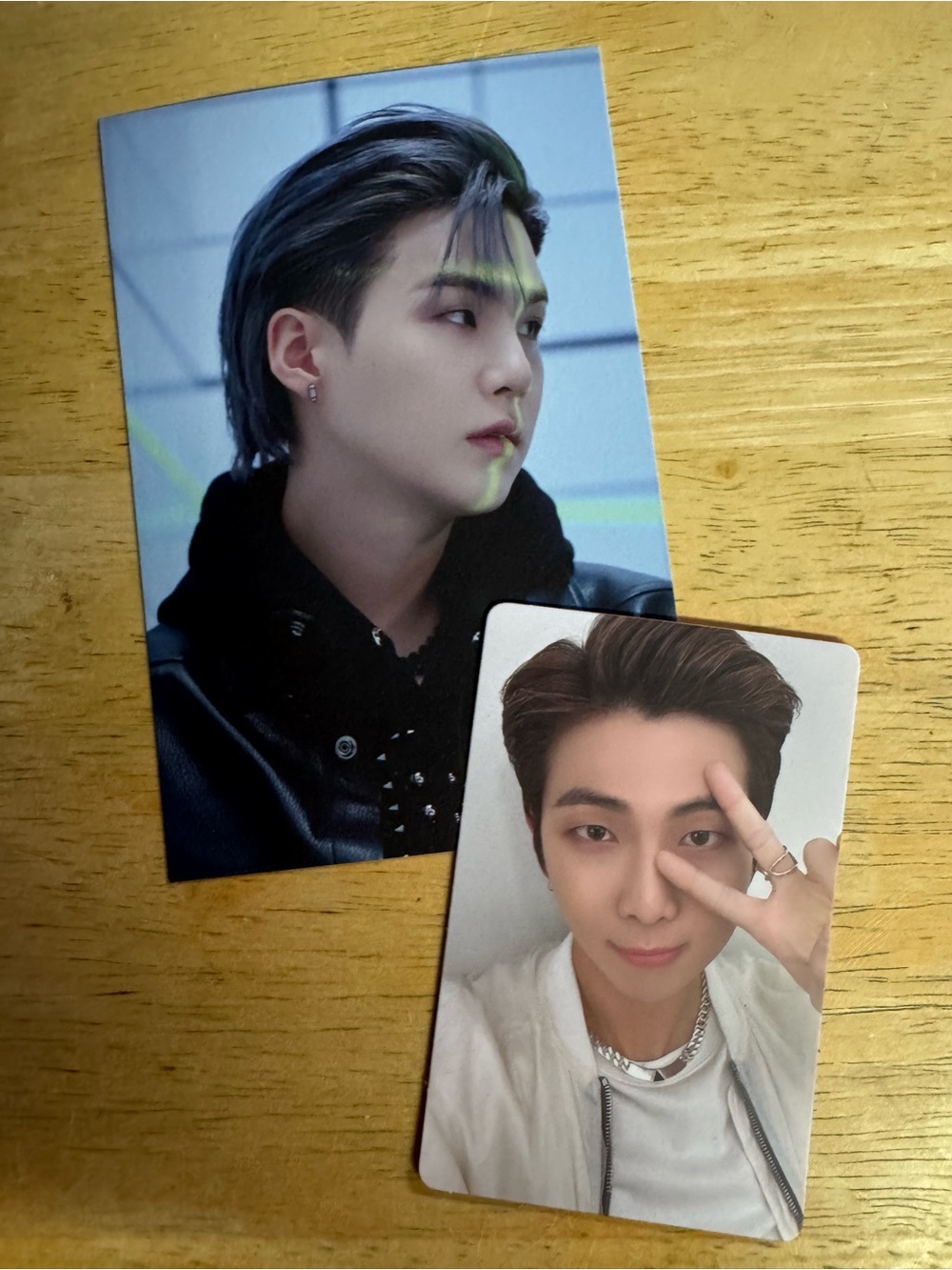 BTS K-Pop Photocard Portrait Card Set - Suga & RM